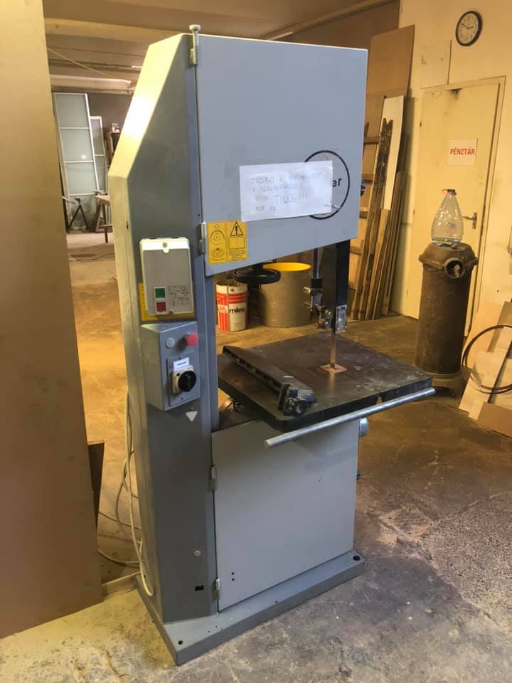 Asztalos szalagfűrész - gépismeret