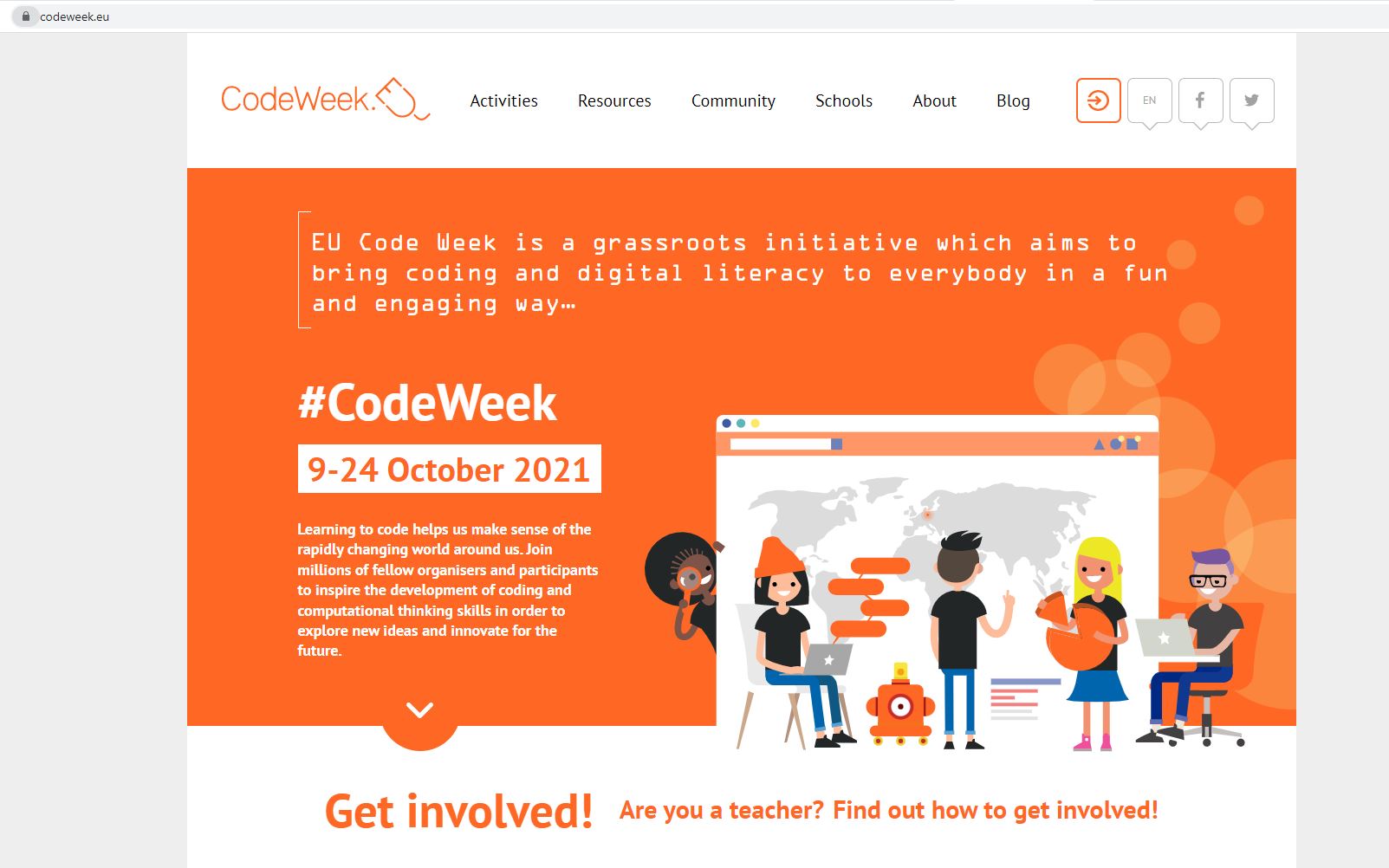 CodeWeek website