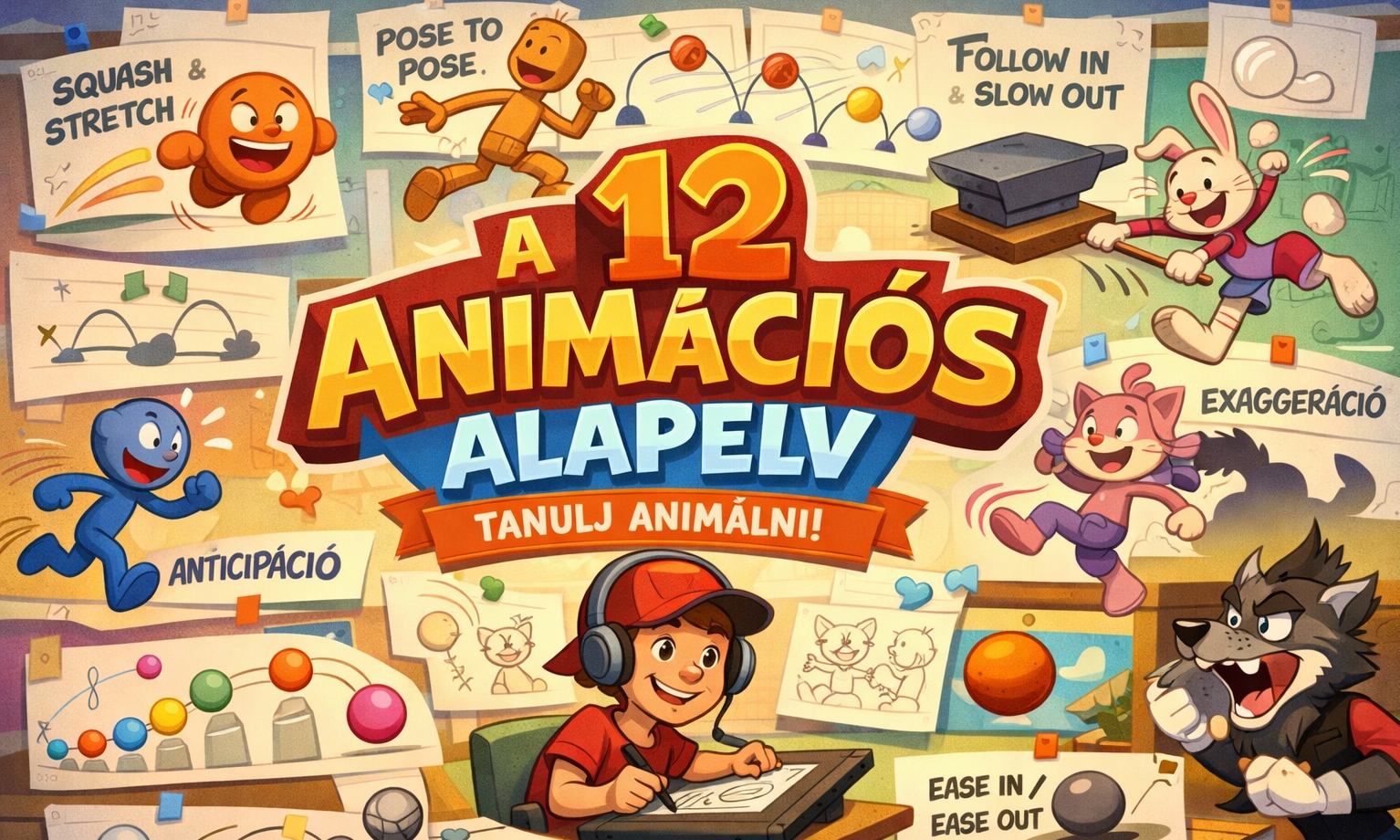 12 animációs alapelve borítókép