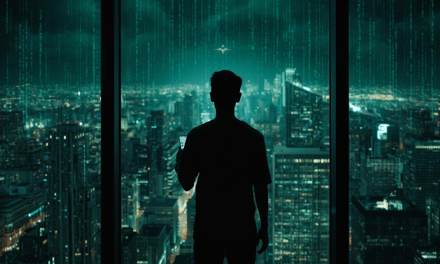 Digitális világra kitekintő diák