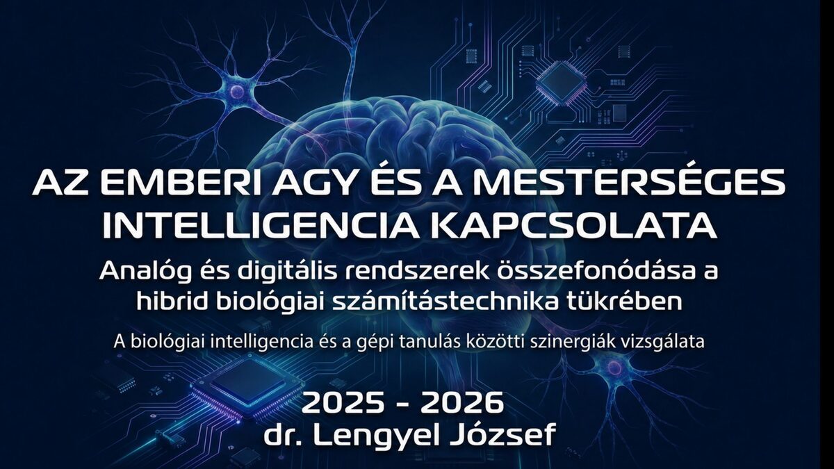Az emberi agy és a mesterséges intelligencia kapcsolata - nyitó dia